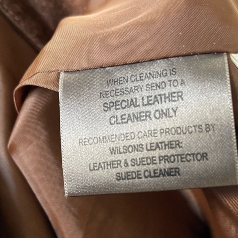 Wilsons Leather Brown Suede Jacket M (8/10) - Picture 6 of 6